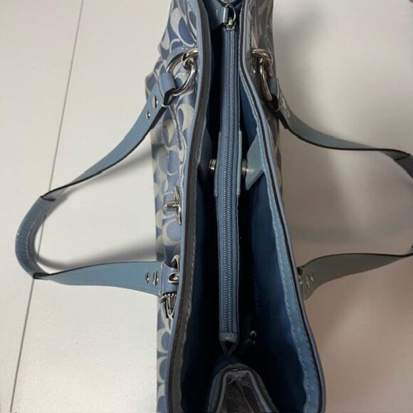 Coach Penelope Signature Bag with Patent Leather Trim - Picture 16 of 16